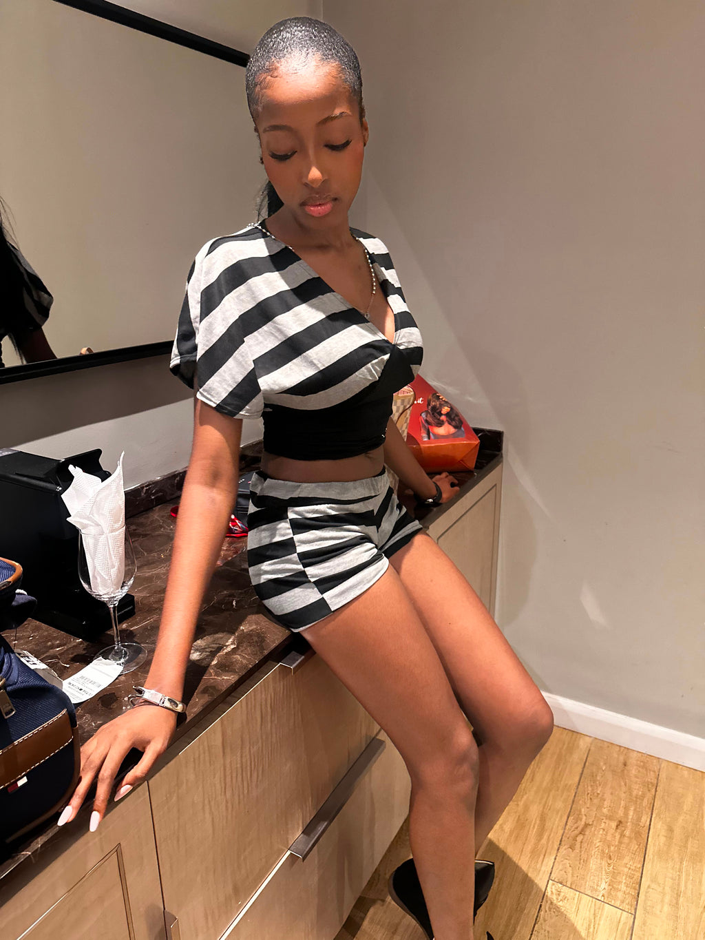 STRIPED TWO PIECE